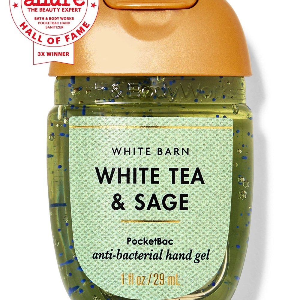 White Barn White Tea & Sage Anti-Bacterial Hand Gel - Gold Cap